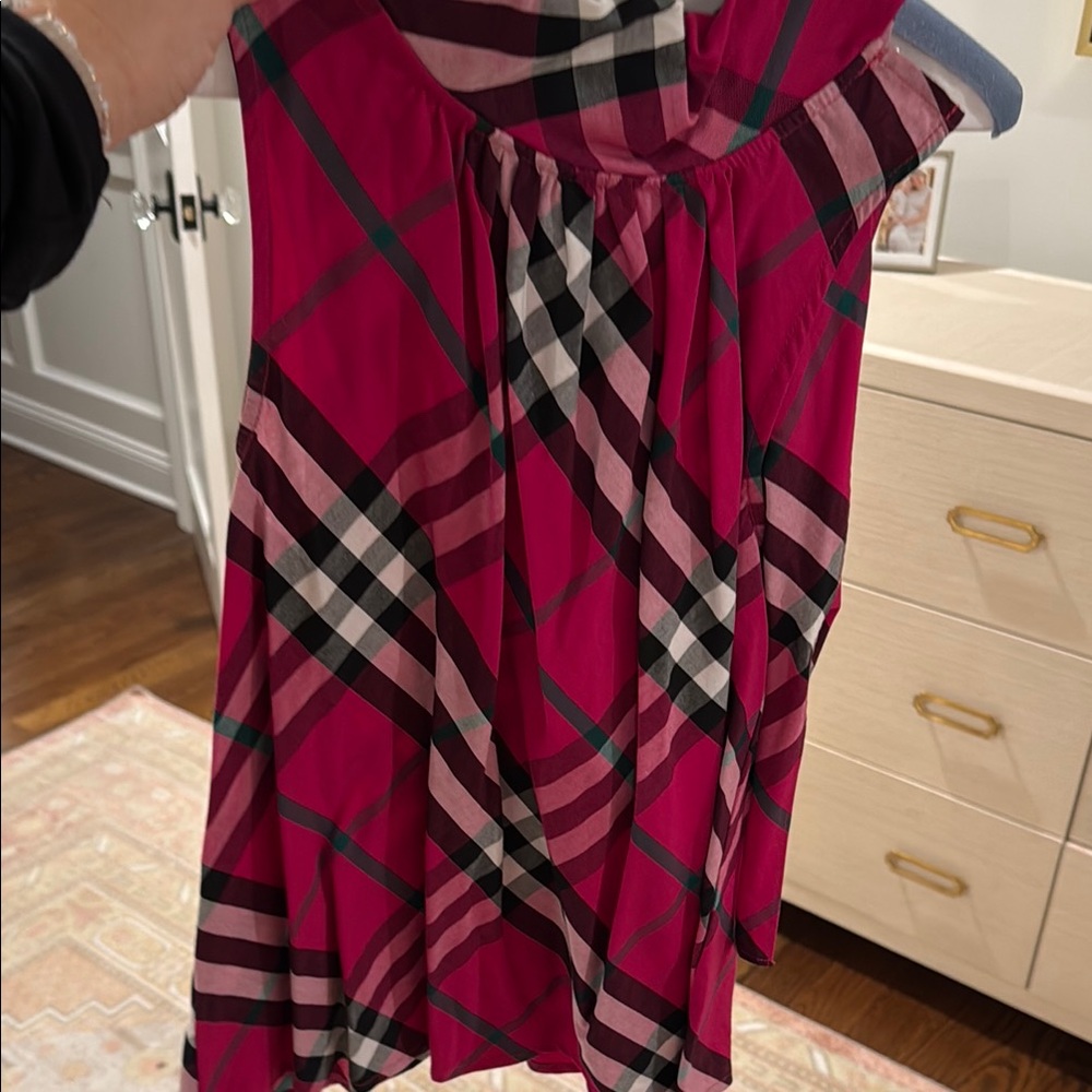 Duffield Lane Pink Plaid Blouse